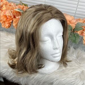 Brown Shoulder Length Wig